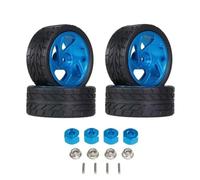 Rubber Whirlwind Tires 63mm 4PCS For MJX For Hyper Go 1/14 RC Rc Parts