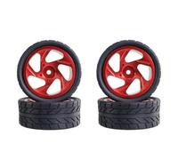 Rubber Whirlwind Tires 63mm 4PCS For MJX For Hyper Go 1/14 RC Rc Parts
