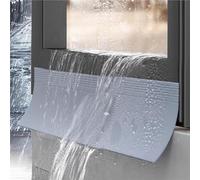 Rubber Window Weather Bar for Doors Sliding Casement Width 70-110mm Pack of 10 pcs(3 Pcs,Width 90mm)