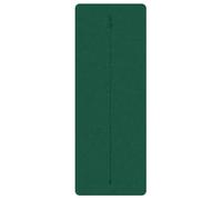Rubber Yoga Mat Surface Natural Plant Fiber Comfort Exercise Mats 5mm Thick Cushion Support For Home Studio Outdoor(Dark green)