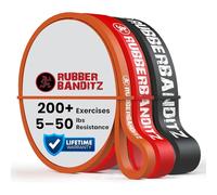 RubberBanditz Pull Up Assit Bands | Heavy Duty Resistance Exercise Bands for Powerlifting, Mobility, and Stretching (5-50 lbs)