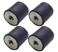 Rubbergiant Rubber mounts M8-30mm x 30mm Anti vibration rubber mount I Rubber Isolator Mounts Shock Absorber I Rubber bobbin Mounts (M8 Thread - 30mm D x 30mm H)