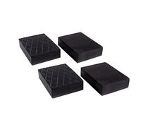 Rubbergiant Set of 4 Rubber Blocks 120 x 80 x 20 mm Jacking Beam Rubber Support Block Universal Vehicle Car Lifting Workshop Repair Surface Non Slip Pad Scissor Car Lift Pad