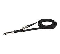 Rubberised lead, 3-way adjustable, black, 230 cm (2.3 m)