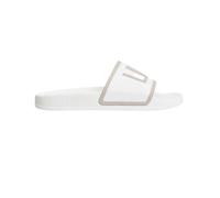 Rubberized Logo Slipper, female, Liu Jo, Sliders, White, 3 UK, Shoes 3 UK