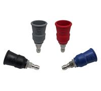 Rubberized Stainless Steel Nozzle Holders 0 15 25 40° 11.6 mm Q/R Connect Size 055