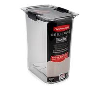 Rubbermaid 1994228 Pantry Airtight Food Storage Container, BPA-Free Plastic, Brilliance, Flour (16 Cup)