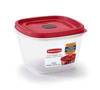 Rubbermaid 2030330 Easy-Find Lid Food Storage Container, Plastic, Red