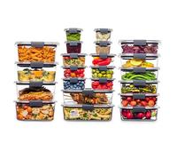 Rubbermaid Food Storage Brilliance 2108389 – 44-Piece Plastic Lids, BPA-Free, Leak-Proof, Clear