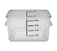 Rubbermaid 3.8 Litre Space Saving Container - Clear
