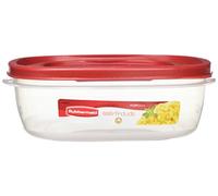 Rubbermaid 7J71 Easy Find Lid Square 9-Cup Food Storage Container and Lid (Pack of 4)