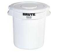Rubbermaid Round Brute Container 121Ltr Container White