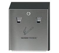 Rubbermaid Cigarette Bin 25.4 x 7.62 x 31.7cm Silver