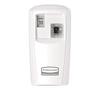 Rubbermaid Commercial 1793532 Microburst 3000 Aerosol Odor Control LCD Dispenser, White, 3.25" Width x 6.63" Height