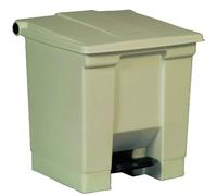Rubbermaid Step on Pedal Bin Beige 68L