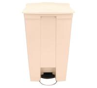 Rubbermaid Commercial Products Step-On Container Mobile 87 Litre Beige FG614600BEIG