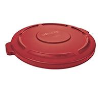Rubbermaid Commercial BRUTE® Trash Can Lid, Red, 55 Gallon, FG265400RED