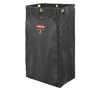 Rubbermaid Commercial Executive Series Cleaning Cart Bag, 24 Gallon, Black, 1966720