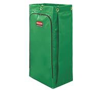 Rubbermaid Commercial High Capacity Cleaning Cart Bag, 34 Gallon, Green, 1966884