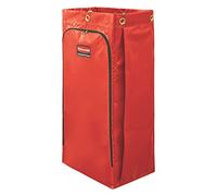 Rubbermaid Commercial High Capacity Cleaning Cart Bag, 34 Gallon, Red, 1966882