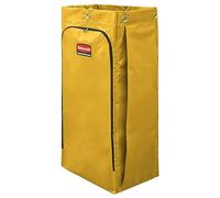 Rubbermaid Commercial High Capacity Cleaning Cart Bag, 34 Gallon, Yellow, 1966881