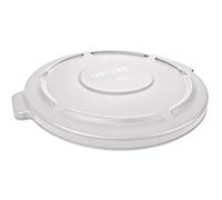 Rubbermaid Commercial Products Brute Snap-On Lid 38 Litre White FG260900WHT