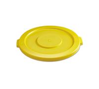 Rubbermaid Commercial Products Brute Snap-On Lid 121 Litre Yellow FG263100YEL