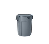 Rubbermaid Commercial Products Brute Vented Rubbish Container | Large Industrial Waste Bin | 208 l, Grey