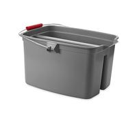 Rubbermaid Commercial Products FG262888GRAY, 19qt Double Pail - Grey