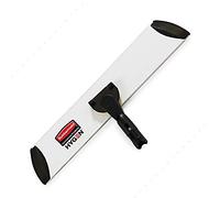 Rubbermaid Commercial Products Executive HYGEN Mop Quick-Connect Frame for Wet/Dry Microfiber Mopping, Fits 18in Mop Pads, Silver/Black (1863893), handle not included,17-Inch (Black)