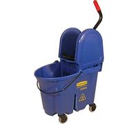 Rubbermaid Commercial Products FG757888BLUE, 35qt WaveBrake Down Press Combo High Performance Mopping System - Blue