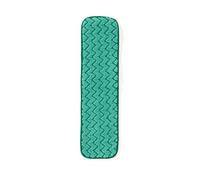 Rubbermaid Commercial Products HYGEN Microfiber Dust Pad | Reusable Cleaning Pad for Hard Floors and Surface Dust Removal | Green, 40 cm