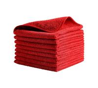 Rubbermaid Commercial Microfibre Cloth, 40cm x 40cm, Pink (Pack of 24 Cloths) 1820581
