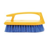 Rubbermaid Commercial Products Iron Handle Scrub Brush, 6-inches, Polypropylene Fill, Cobalt Bristles, For hard scrubbing on title/grout/floors/walls/countertops