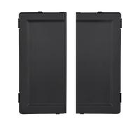 Rubbermaid Commercial Products Locking Security Door Kit Black - Designed to Attach to Housekeeping Carts, Provides Cabinet Security - 2202525