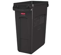 Rubbermaid Commercial Products Vented Slim Jim Waste Receptacle Bin 60 Litre Brown 1956181