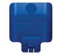 Rubbermaid Commercial Products Slim Jim Recycling Station Billboard Blue 2007909