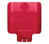 Rubbermaid Slim Jim Recycling Station Billboard Red