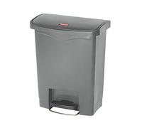 Rubbermaid Slim Jim Front Step Pedal Bin - 30L - Grey