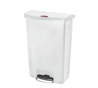 Slim Jim Rubbermaid Slim Jim Container with Venting Channels Brown 87L