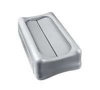 Rubbermaid Slim Jim Rectangular Swing Lid Grey- you get 4