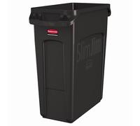 Rubbermaid Commercial Products Vented Slim Jim Waste Receptacle Bin 60 Litre Brown 1956181