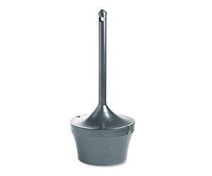 Rubbermaid Commercial Products Smokers' Pole Cigarette Bin Aluminium