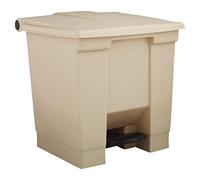 Rubbermaid Commercial Products Step-On Container 30 Litre Beige FG614300BEIG