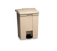 Rubbermaid Commercial Products Step-On Container 45 Litre Beige FG614400BEIG
