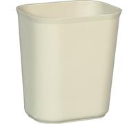 Rubbermaid Commercial Products Thermoset Fire-Resistant Wastebasket Beige FG254100BEIG