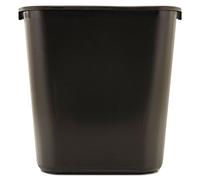 Rubbermaid Commercial Products Wastebasket Medium 26L Black FG295600BLA