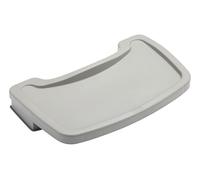 Rubbermaid Commercial Sturdy Chair Baby Seat Tray - Platinum