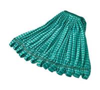Rubbermaid Commercial Web Foot Microfiber Tube Mop, Large, Green, FGT81306GR00