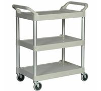 Rubbermaid Compact Utility Trolley Platinum - 250mm Clearance Between Shelves